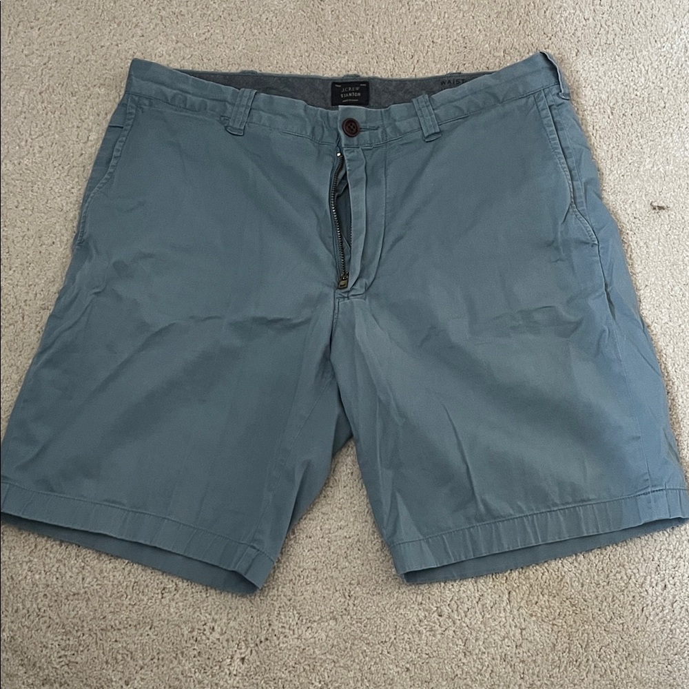 J. Crew Slate Blue Flat Front Shorts
